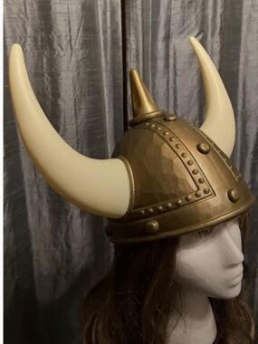🎃 PLASTIC HALLOWEEN COSPLAY VIKING HAT